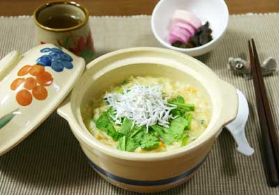 栄養たっぷりしらすおじや